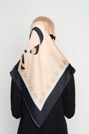 text -- ribbon soft peach