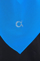 text -- georgette royal blue