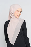 text -- georgette translucent pearl