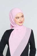 text -- georgette petal pink