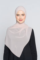 text -- georgette translucent pearl