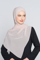 text -- georgette translucent pearl