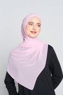 text -- georgette petal pink