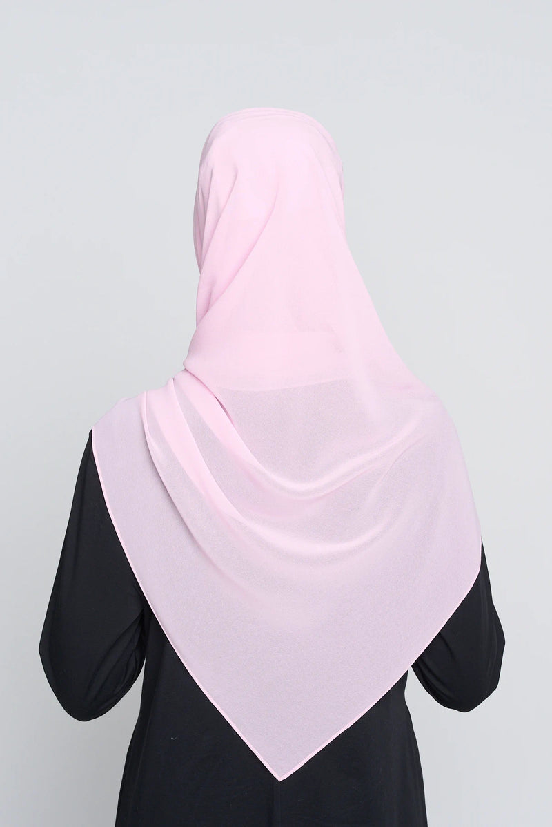 text -- georgette petal pink