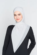 text -- georgette cool grey