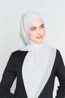 text -- georgette cool grey