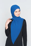 text -- georgette classic blue