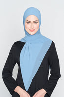 text -- georgette stone blue