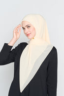 text -- georgette champagne beige 