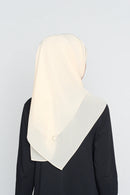 text -- georgette champagne beige 