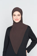 text  -- georgette dark cocoa
