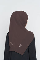 text  -- georgette dark cocoa