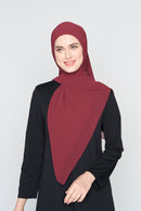 text -- georgette dusty plum