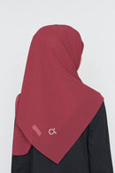 text -- georgette dusty plum