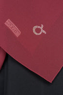 text -- georgette dusty plum