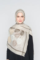 text -- soft circles taupe