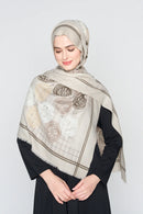 text -- soft circles taupe