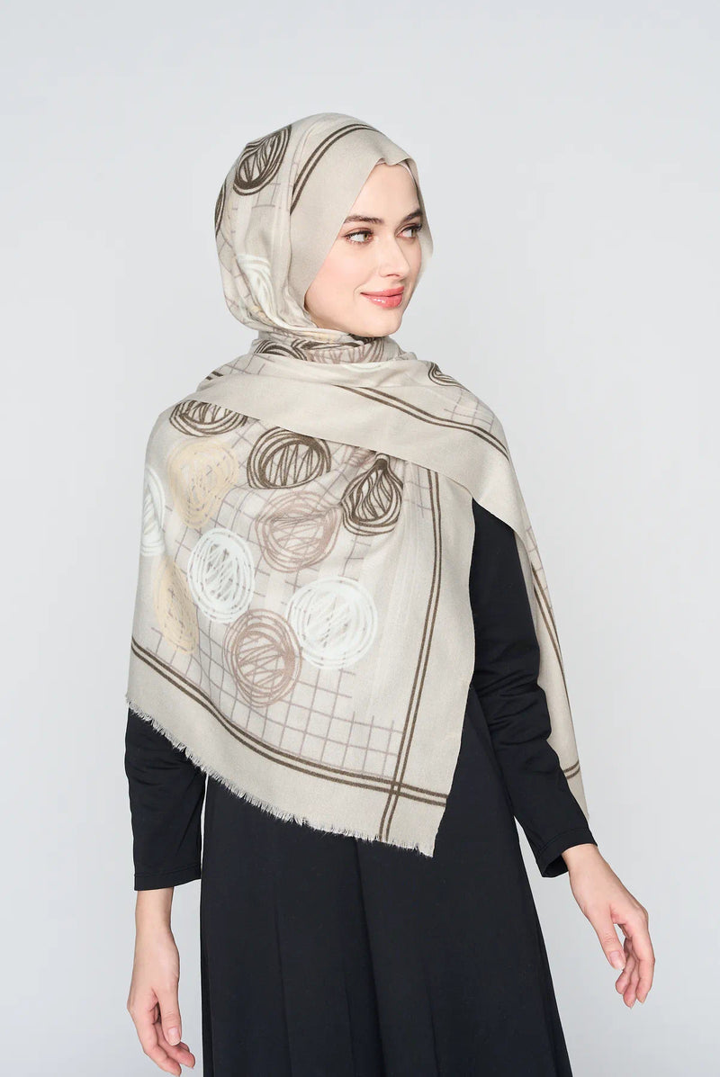 text -- soft circles taupe
