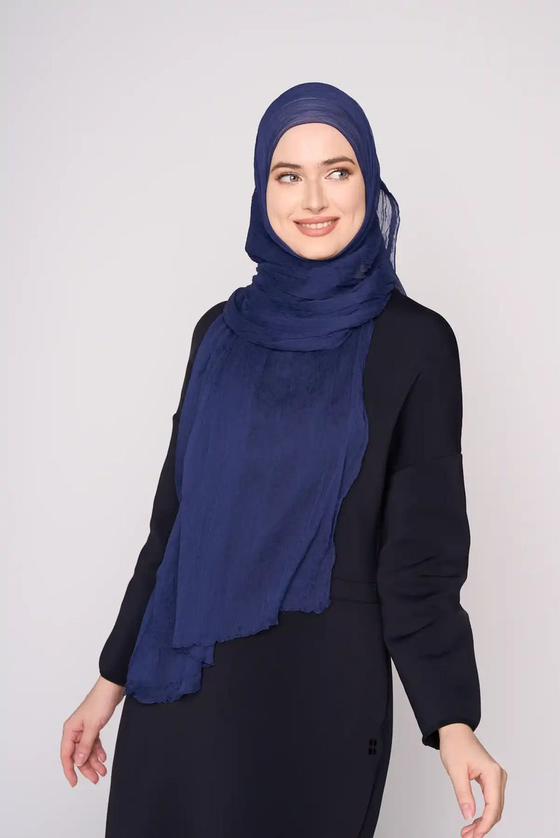 text -- chiffon silk midnight