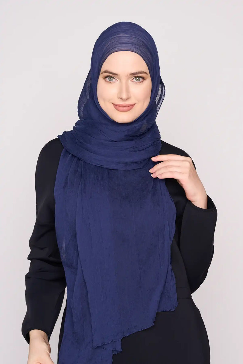 text -- chiffon silk midnight