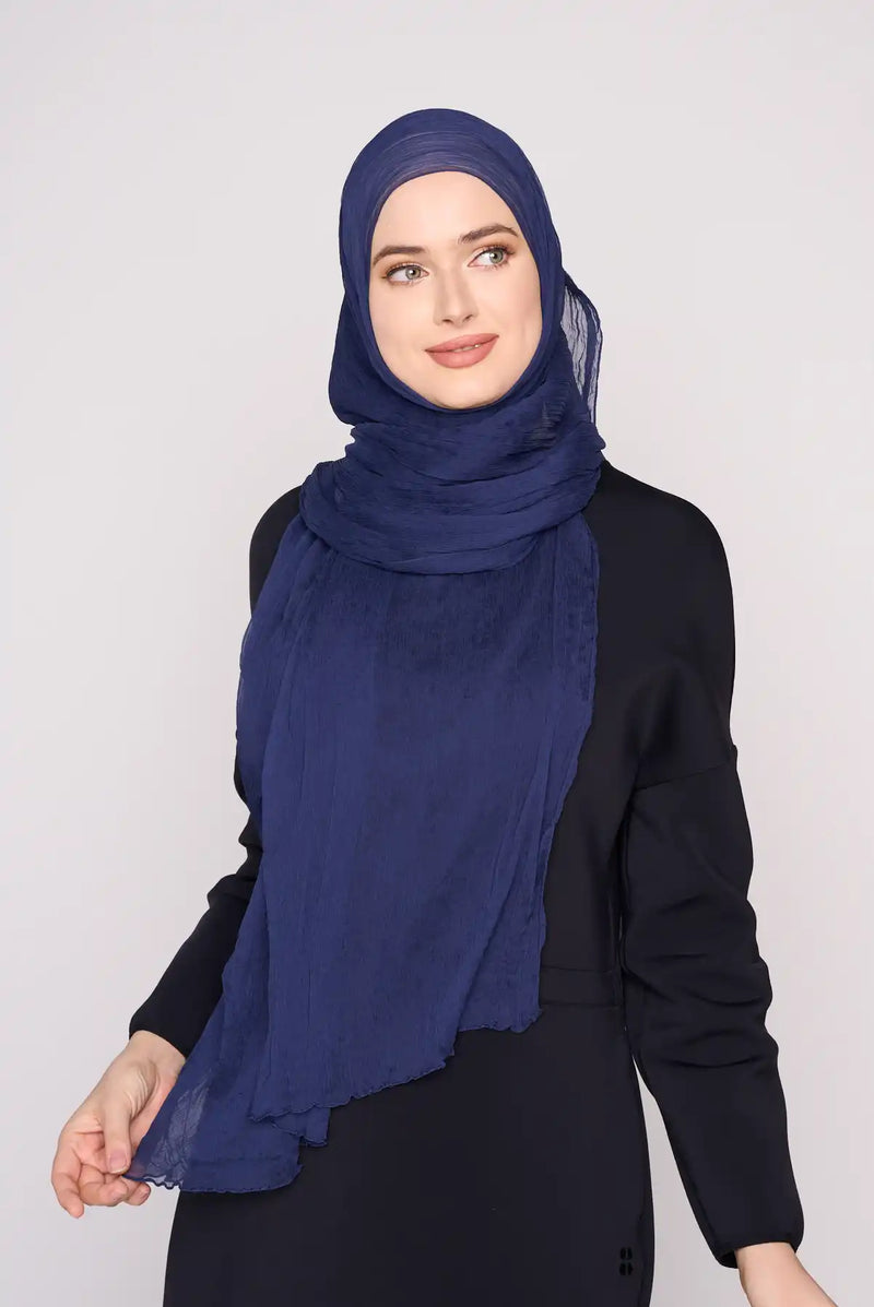 text -- chiffon silk midnight