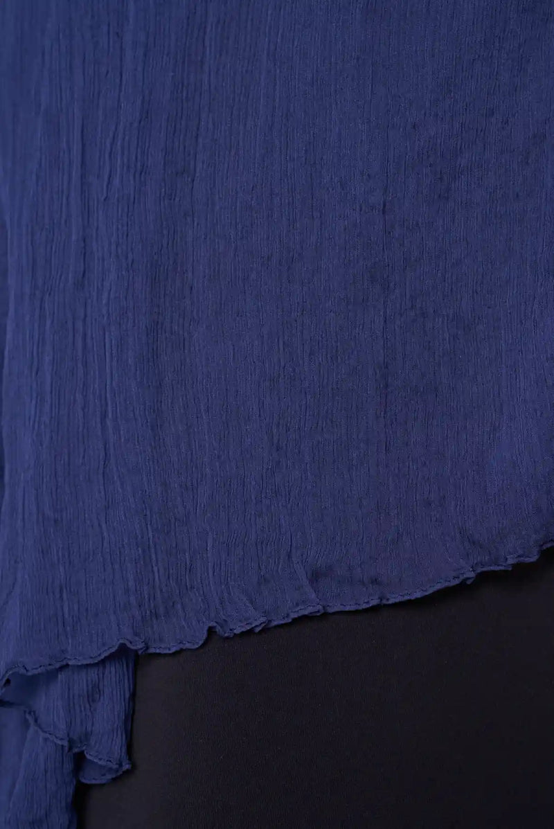 text -- chiffon silk midnight