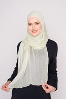 text -- chiffon silk van cleef green