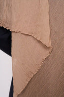 text -- chiffon silk beige taupe