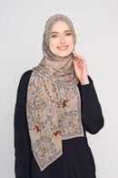 text -- paisley taupe
