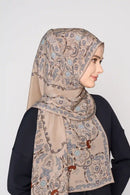 text -- paisley taupe