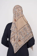 text -- paisley taupe