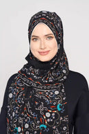 text -- paisley sophisticated black