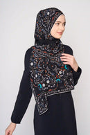 text -- paisley sophisticated black
