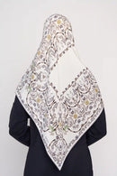 text -- paisley off white