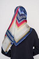 text -- floating navy red