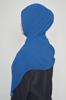 text -- georgette classic blue