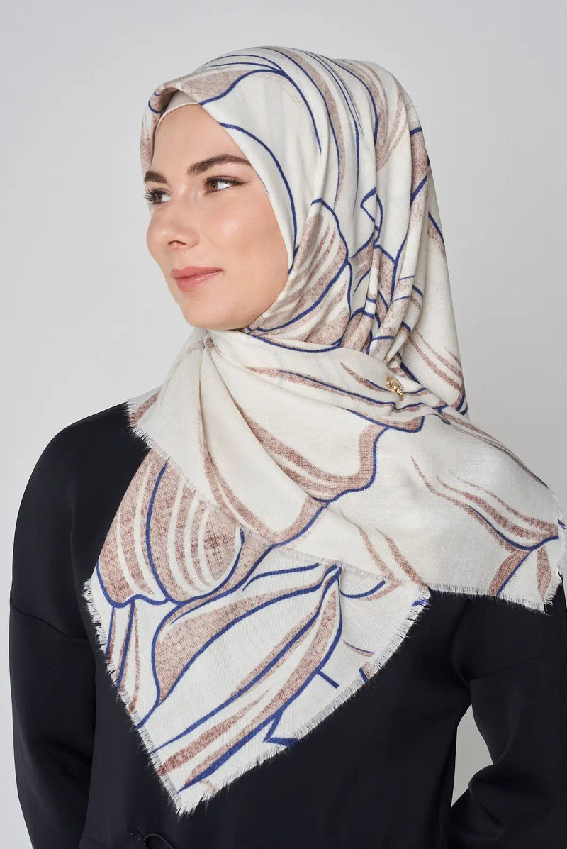 text -- abstract floral white