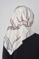 text -- abstract floral white