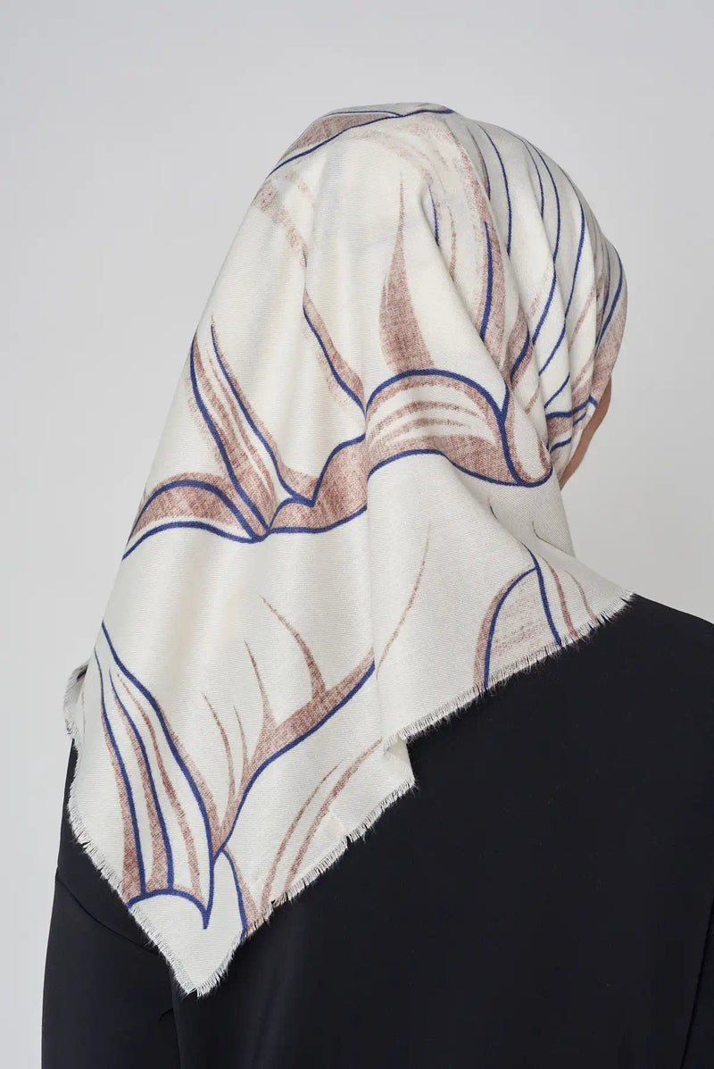 text -- abstract floral white