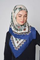 text -- classic floral blue