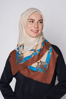 text -- jewelled links brown