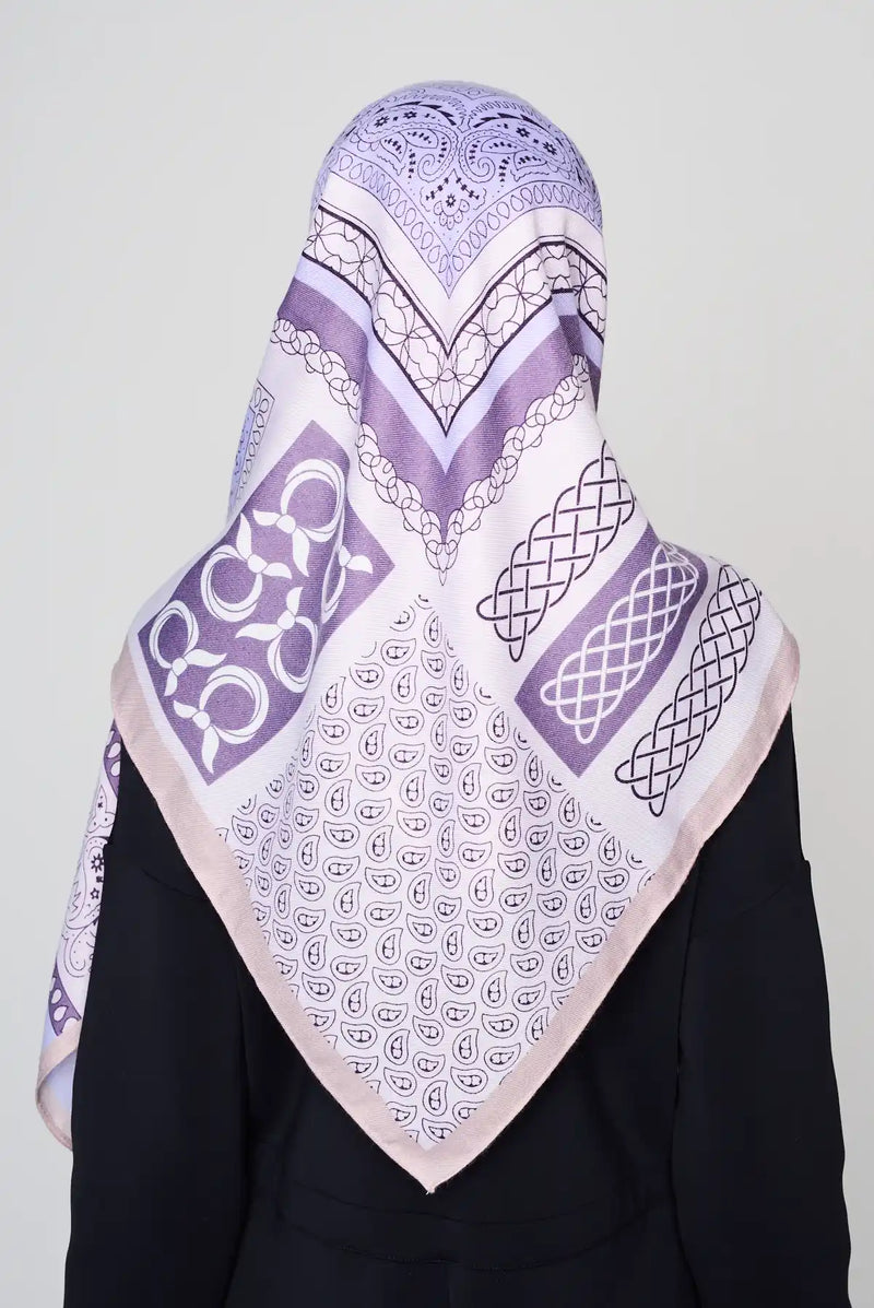 text -- paisley purple hues