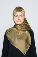 *LIMITED EDITION* thumbprint square TWILL SILK Medium