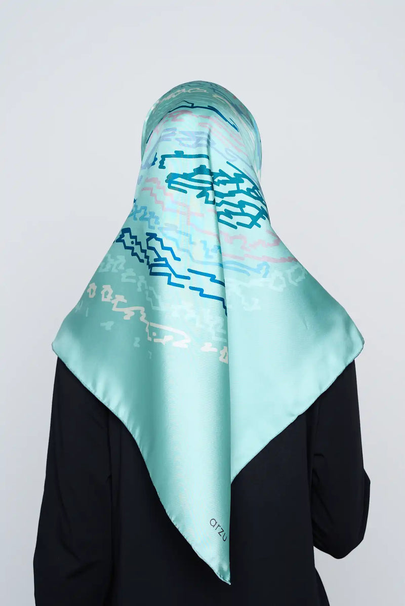 text -- limited edition mint aqua