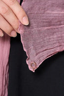 text -- chiffon silk vintage rose