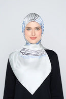text -- limited edition white blue