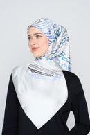 text -- limited edition white blue
