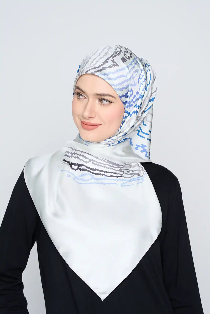 text -- limited edition white blue