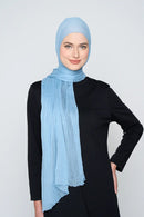text -- chiffon silk stone blue