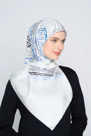 text -- limited edition white blue